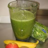 smoothie met sla, appel en banaan