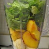 Smoothie met spinazie en banaan